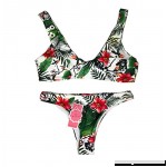Sexybody Women's Halter Push Up Cheeky Bikini Set 2 Pieces Brazilian Triangle Swimwear Swimsuits Green B01769P75K